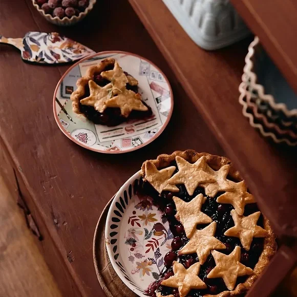 ANTHROPOLOGIE DESSERT SIDE PLATE DEAR SANTA MERRY CHRISTMAS GEORGE